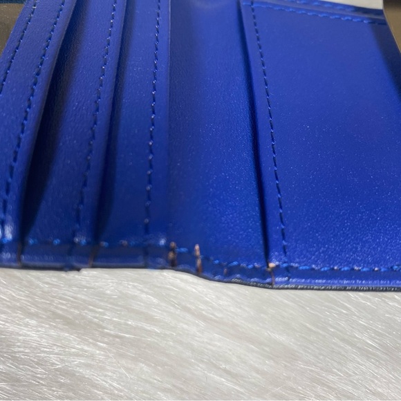 Mens Travando Slim Wallet with Money Clip Black And Blue - Picture 5 of 11